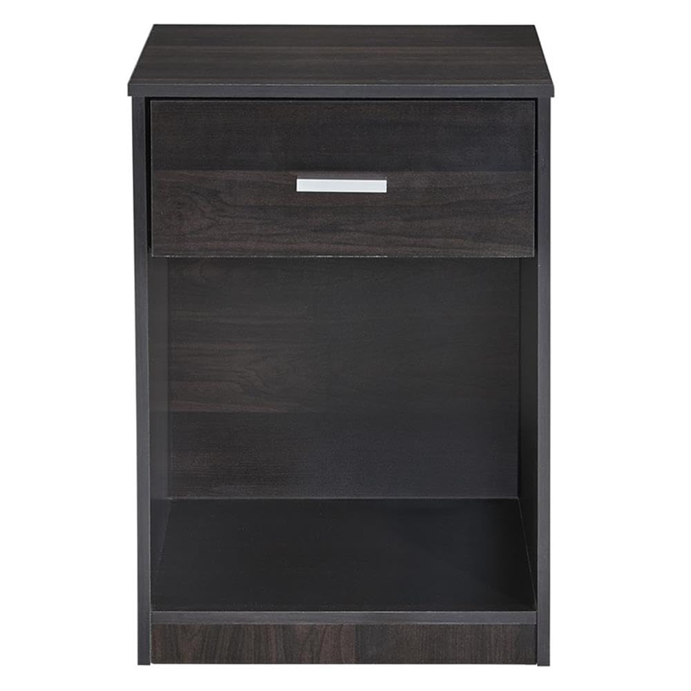 Progressive Furniture Cessna Nightstand With Drawer, Espresso